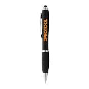 Stylo bille/stylet avec grip noir