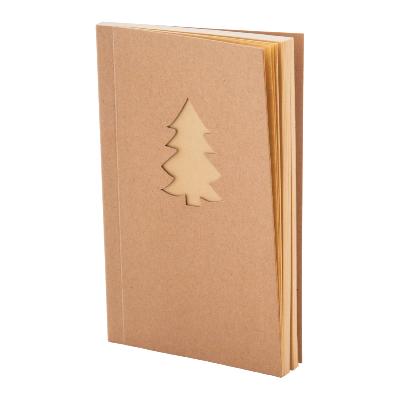 Carnet avec sapin de Noël pré-découpé