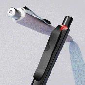 Stylo à bille en ABS soft-touch avec clip en métal - Prodir
