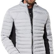 Doudoune légère bi-matière Homme