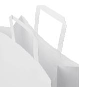 Sac en papier kraft avec poignées plates - 80g