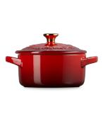 Mini cocotte en céramique avec couronne décorative - Le Creuset