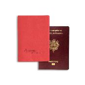 Protège passeport en simili cuir