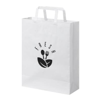 Sac en papier kraft avec poignées plates - 80g
