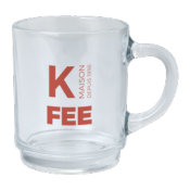 Mug en verre made in France - 26 cl