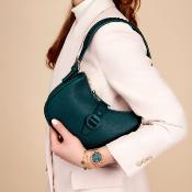 Sac à bandoulière en cuir végétal - Cacharel