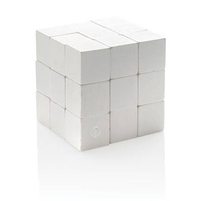 Casse-tête en bois dans une pochette en toile