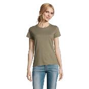 T-shirt à col rond - Femme - 190 g