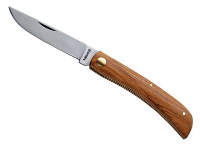 Couteau pliant en bois d'olivier