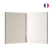 Carnet à spirale A5 en cuir recyclé