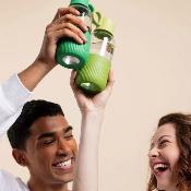 Gourde en verre recyclé 100% française - Gobi