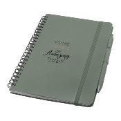 Carnet couverture rigide A5 avec stylo bille