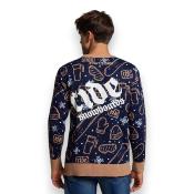 Pull de Noël tricoté sur-mesure