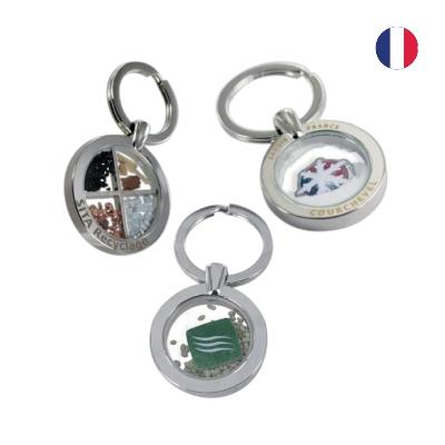 Porte-clés hublot avec logo dansant