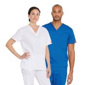Haut professionnel à col V - Unisexe