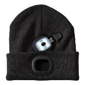 Bonnet en tricot avec LED
