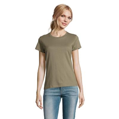 T-shirt à col rond - Femme - 190 g