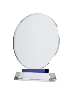 Trophée rond en cristal