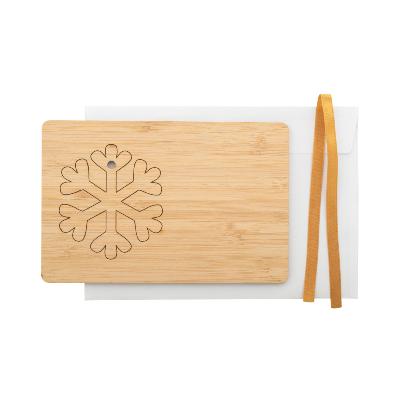 Carte de voeux avec décortication