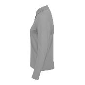 Polo manches longues en coton - Femme - 210 g