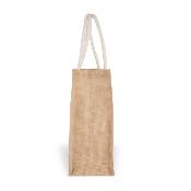 Sac shopping en jute avec motifs de Noël