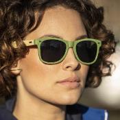 Lunettes de soleil rétro - bambou