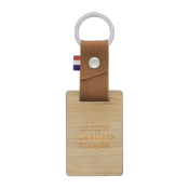 Porte-clés en matière végétale et bambou