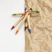 Stylo bille en carton recyclé et plastique de maïs