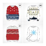 Pull de Noël tricoté sur-mesure