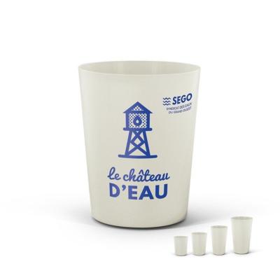 Gobelet réutilisable en biocomposite - Made in France