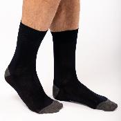 Chaussettes mi-hautes en coton mercerisé