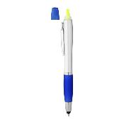 Stylo bille avec fonction stylet et surligneur