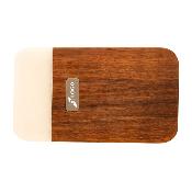 Planche à découper en acacia et marbre blanc