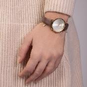 Montre avec bracelet en cuir végétal - Cacharel
