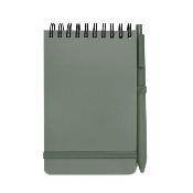 Carnet en plastique océanique A6 avec stylo bille