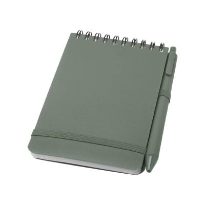 Carnet en plastique océanique A6 avec stylo bille