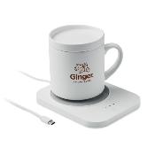 Chargeur et Chauffe-tasse avec mug en céramique